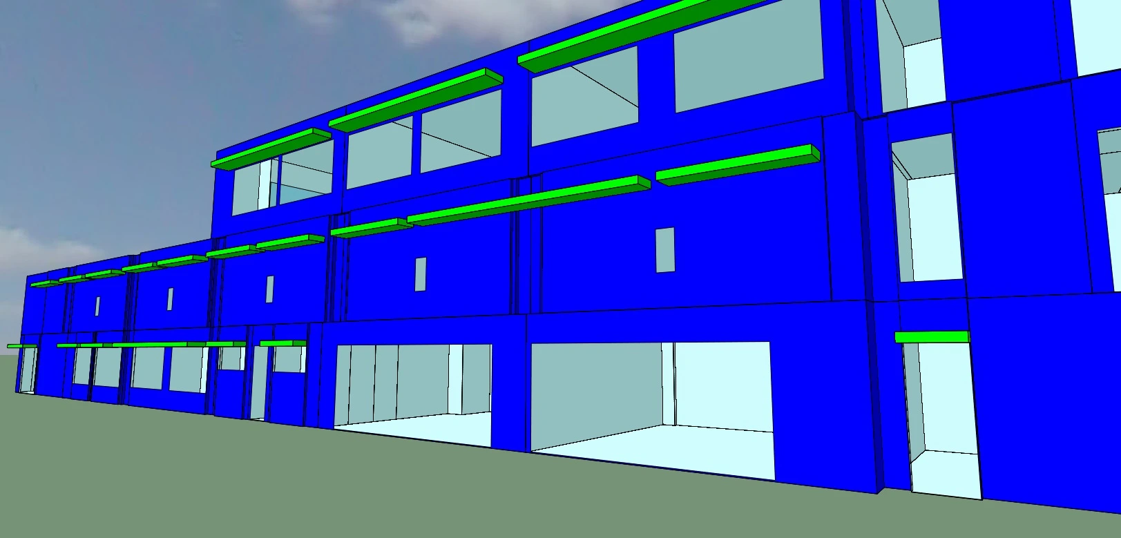 Commercial building energy modelling and simulation for J1V3 assessment